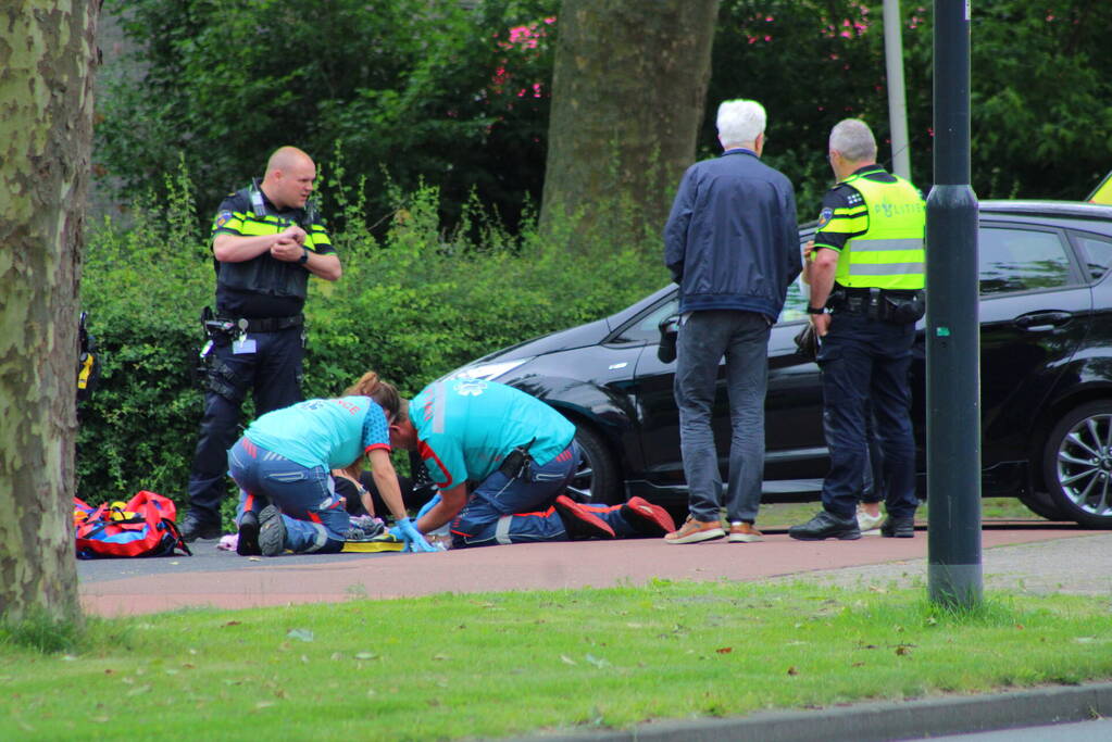 Automobilist ziet fietser over het hoofd