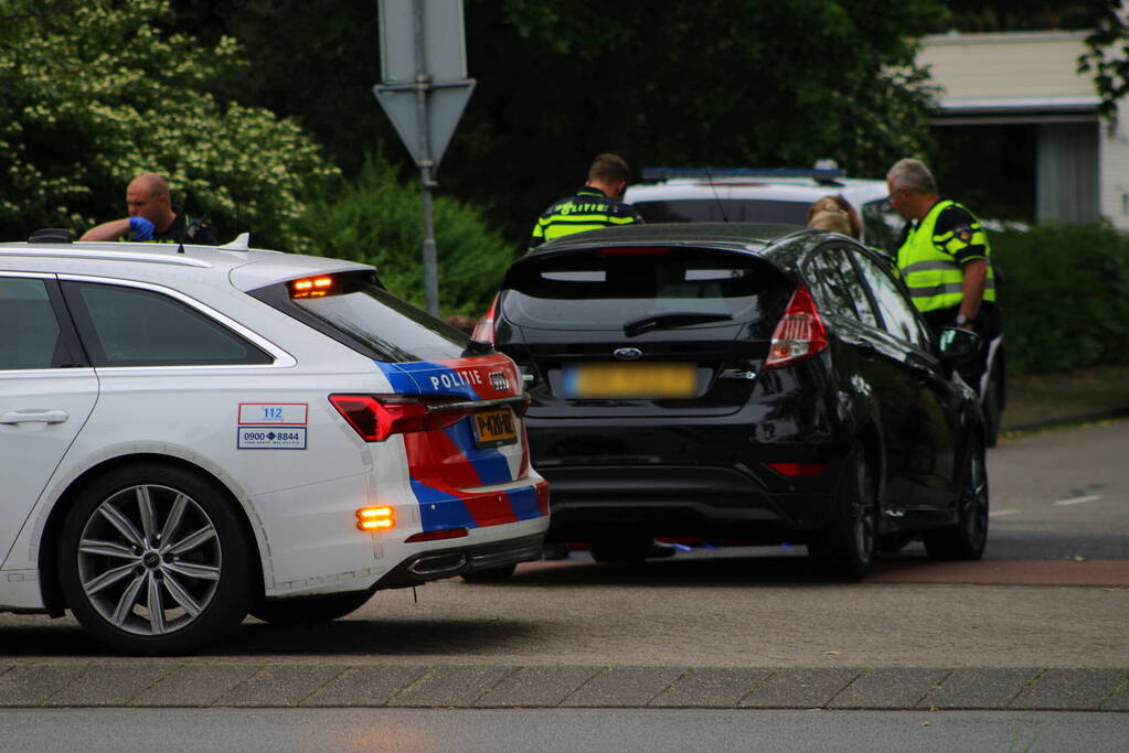 Automobilist ziet fietser over het hoofd