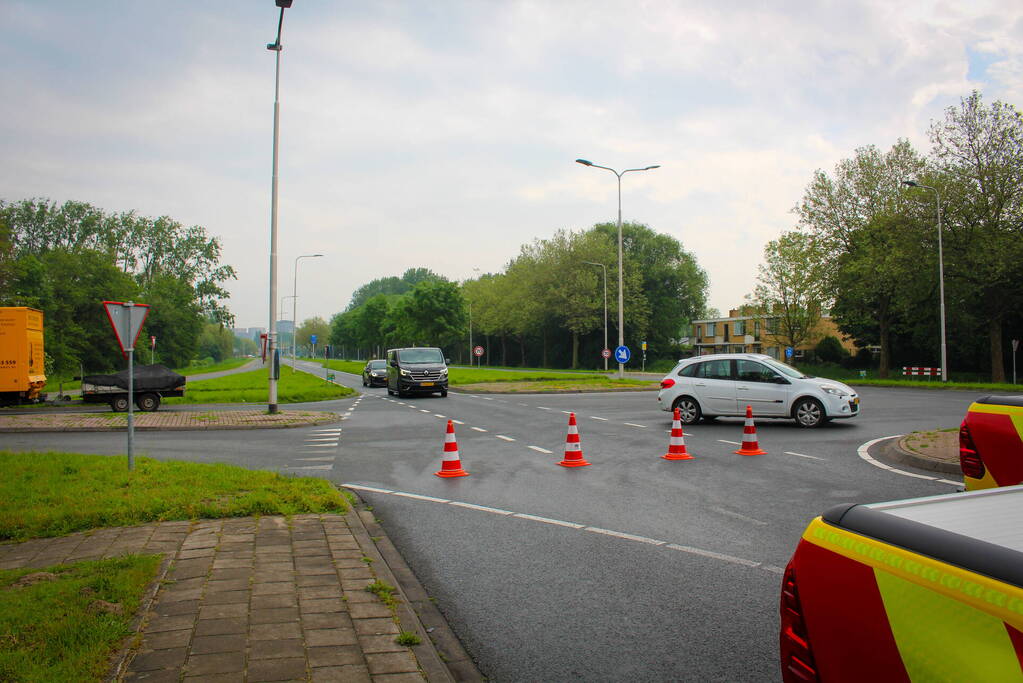 Enorme omleiding door brug in storing