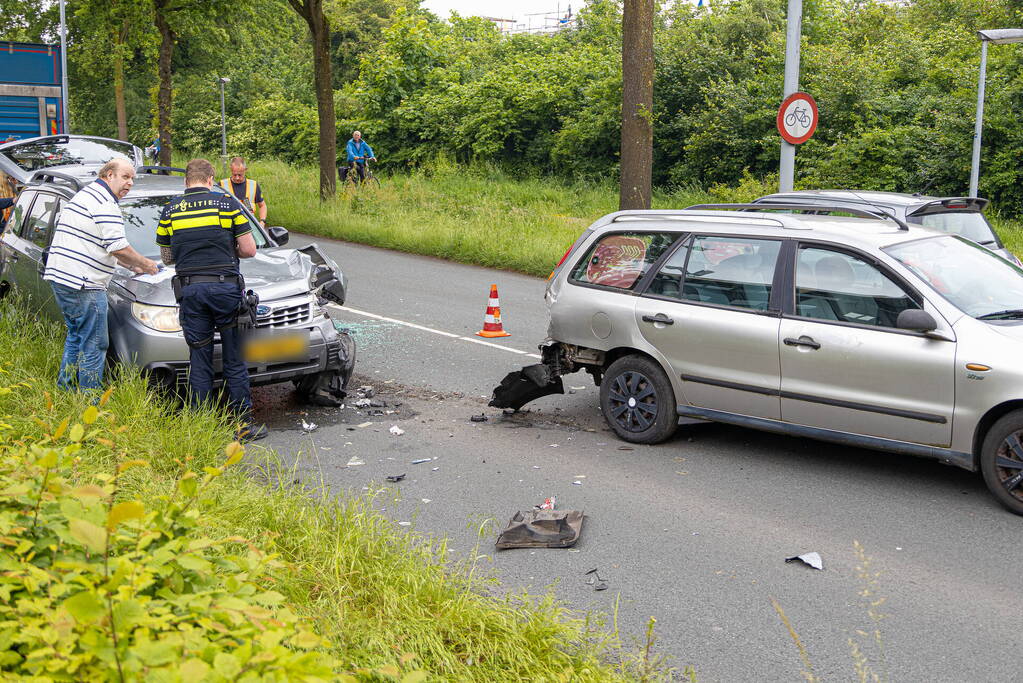 Flinke schade bij kop-staartbotsing