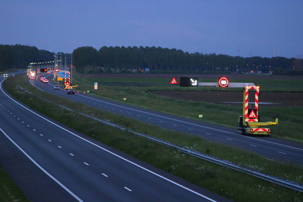 Tunnel afgesloten wegens spoedreparatie