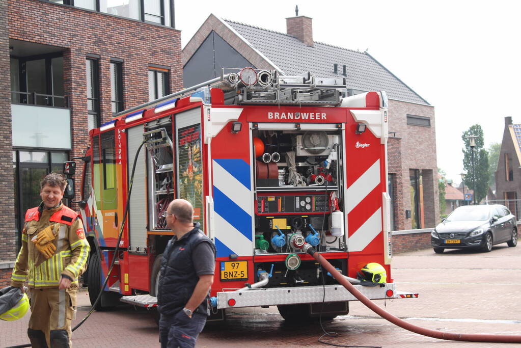 Brand in supermarkt snel onder controle