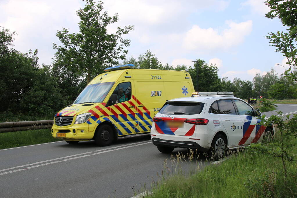 Fatbiker botst op tegemoetkomende fietser