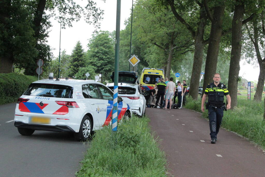 Gewonde bij botsing tussen fietsers