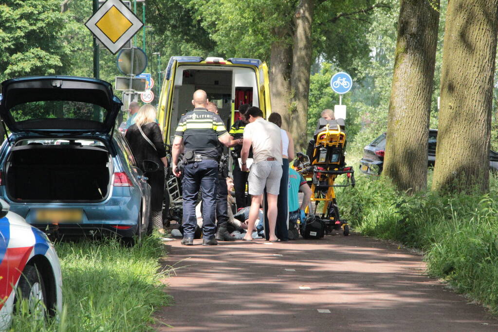 Gewonde bij botsing tussen fietsers