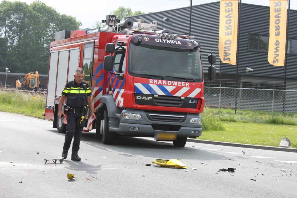 Motorrijder overleden na botsing met auto