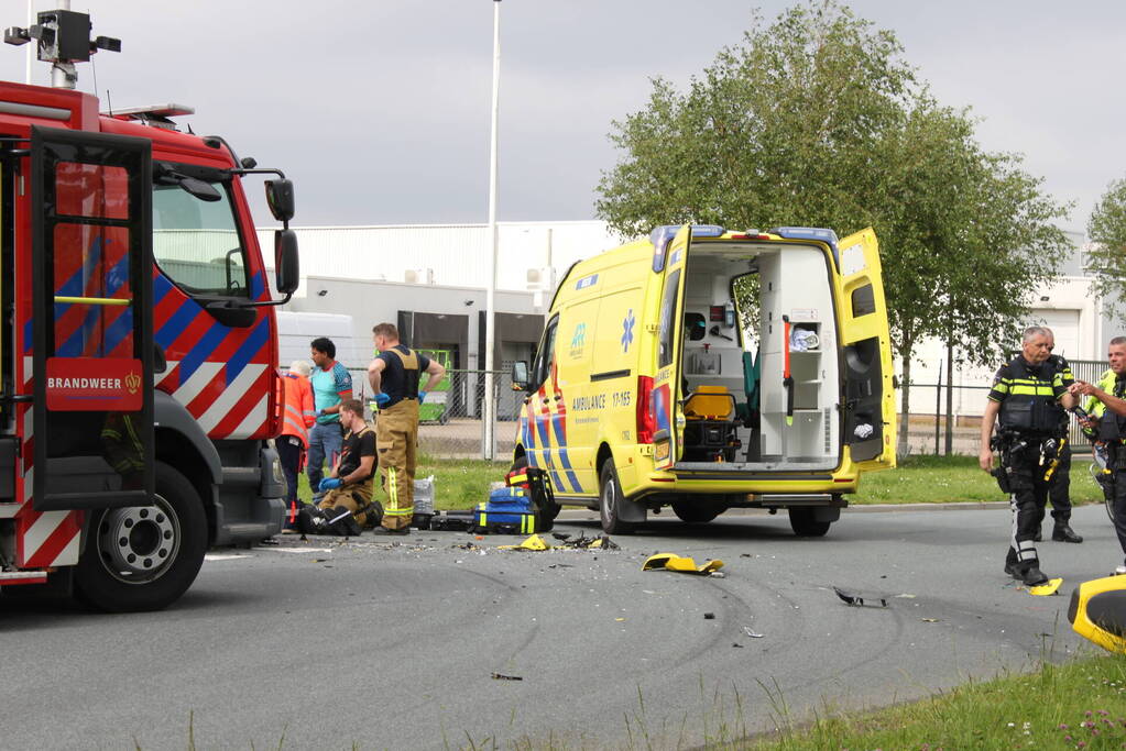 Motorrijder overleden na botsing met auto