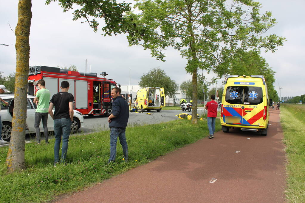 Motorrijder overleden na botsing met auto