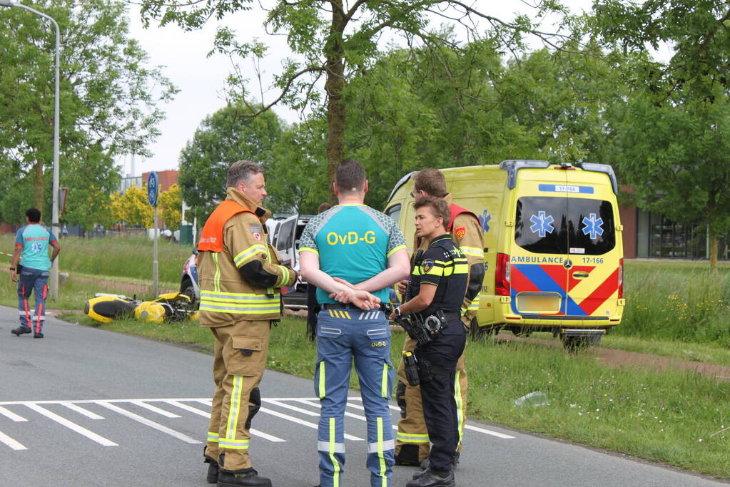 Motorrijder overleden na botsing met auto