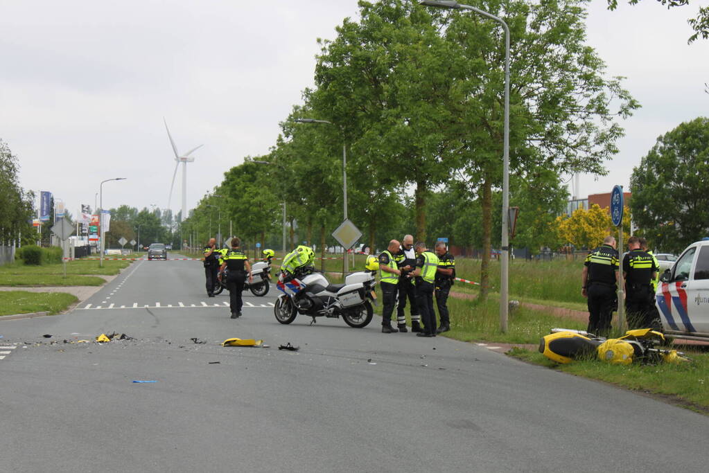 Motorrijder overleden na botsing met auto