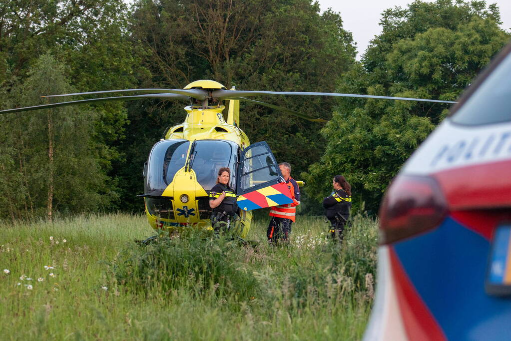 Inzet traumahelikopter trekt veel bekijks