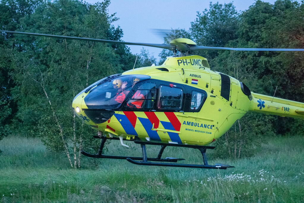 Inzet traumahelikopter trekt veel bekijks