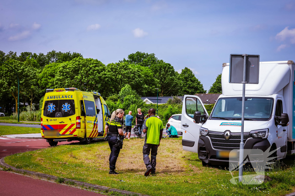 Vrouw bij het oversteken aangereden