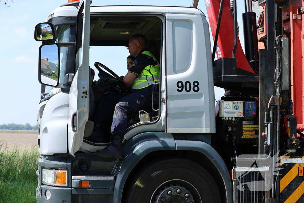 Voetganger zwaargewond bij ongeval met vrachtwagen