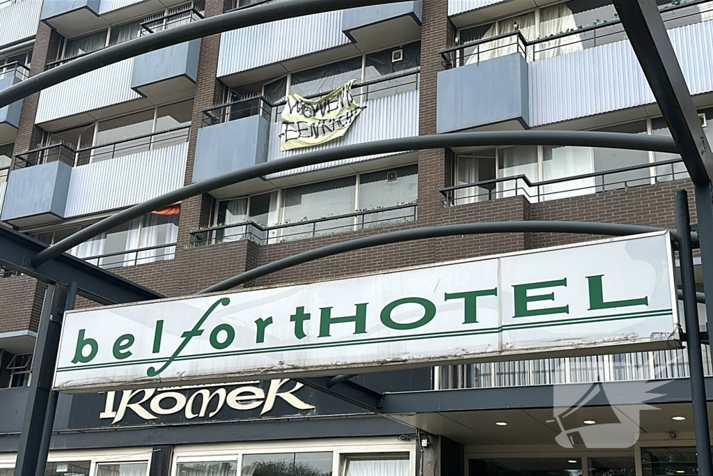 Appartementen gekraakt in flat klokkenhof