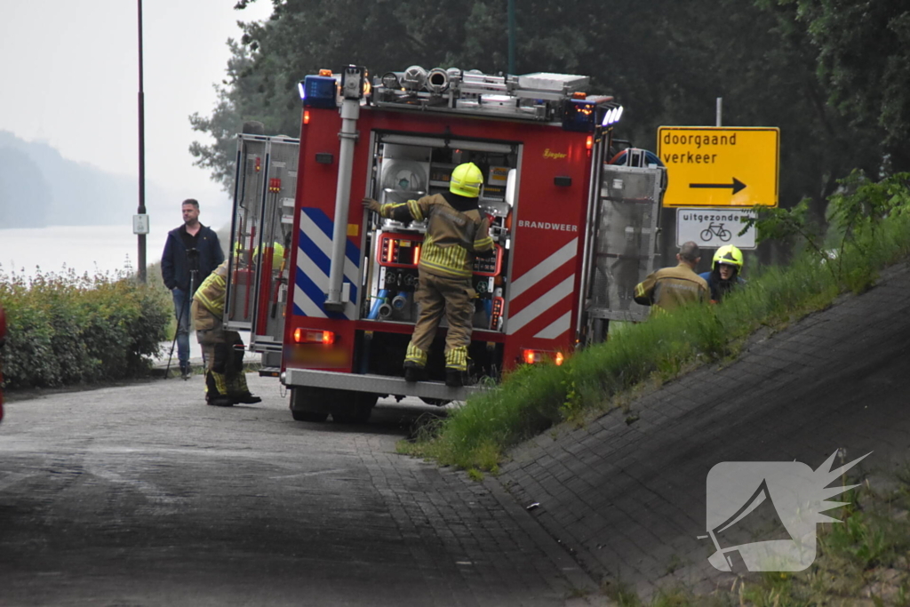 Grote zoekactie na vermist persoon in kanaal