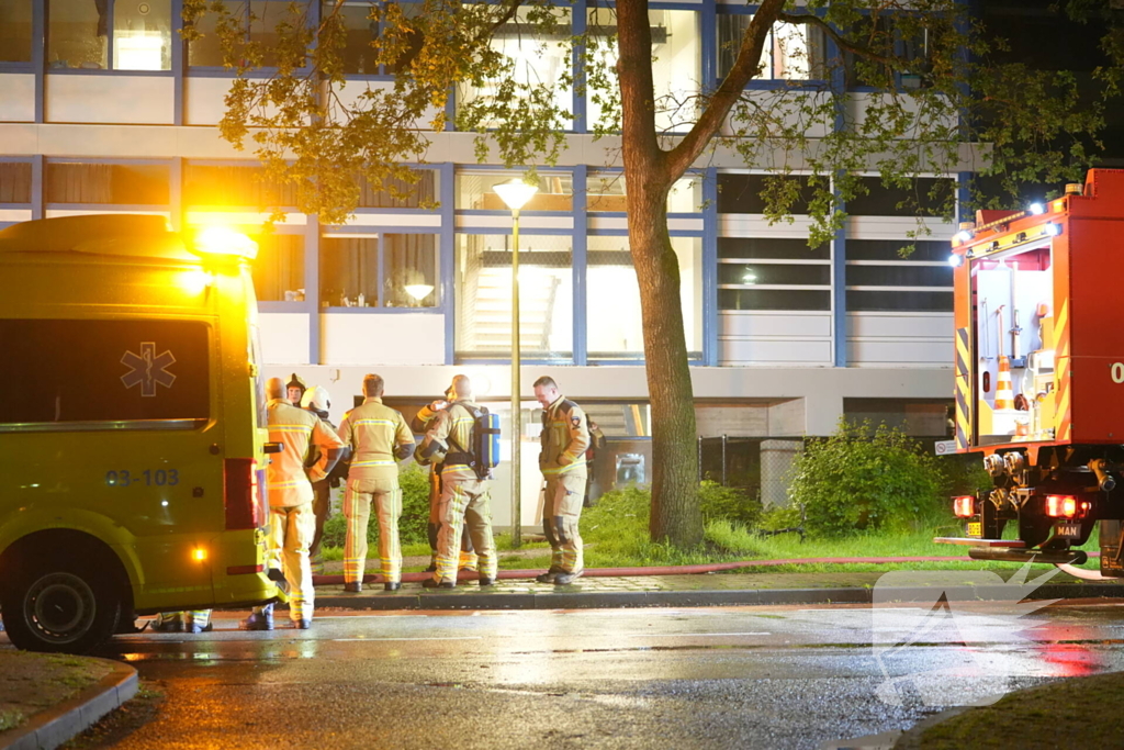 AZC ontruimd nadat elektrische fiets in brand vliegt