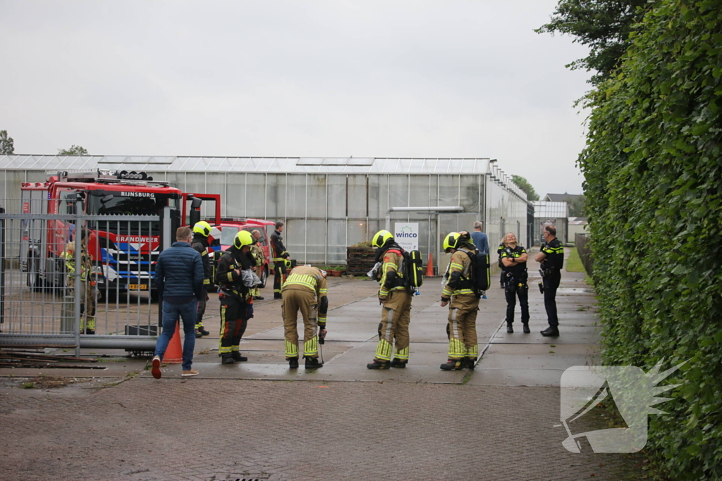 Brandweer doet onderzoek naar gaslucht