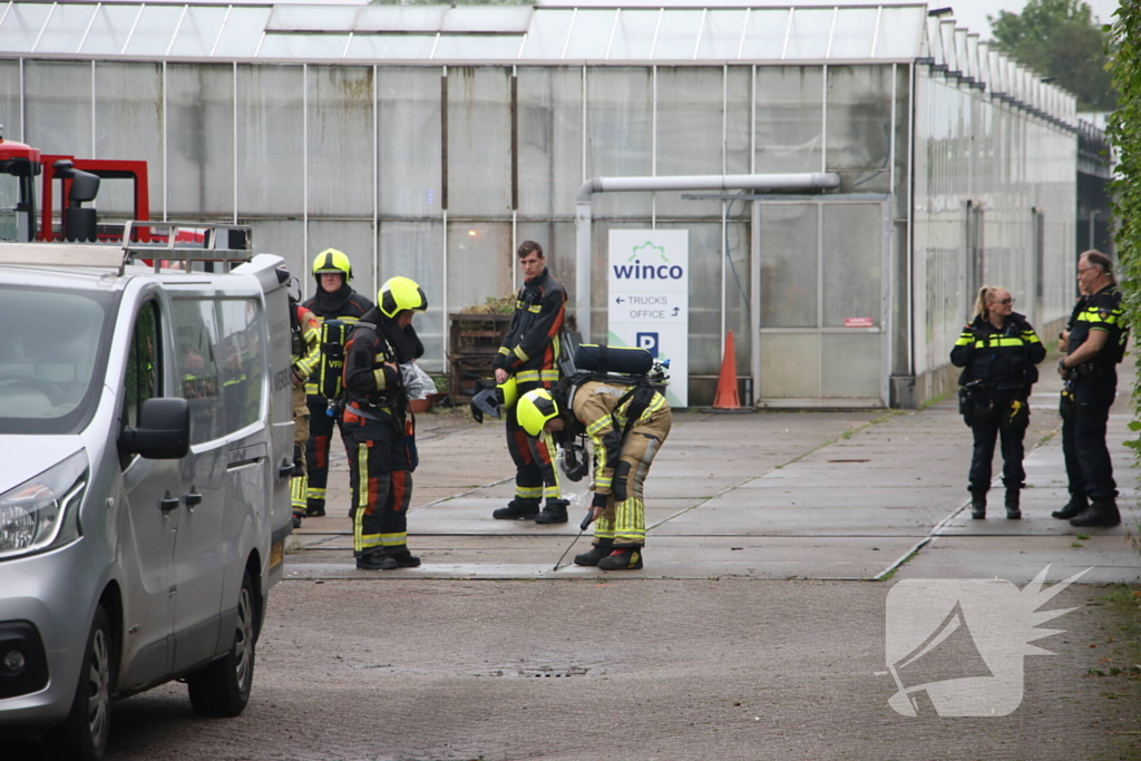 Brandweer doet onderzoek naar gaslucht