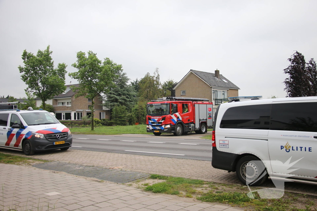 Brandweer doet onderzoek naar gaslucht