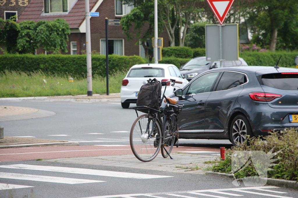 Wederom aanrijding op beruchte rotonde