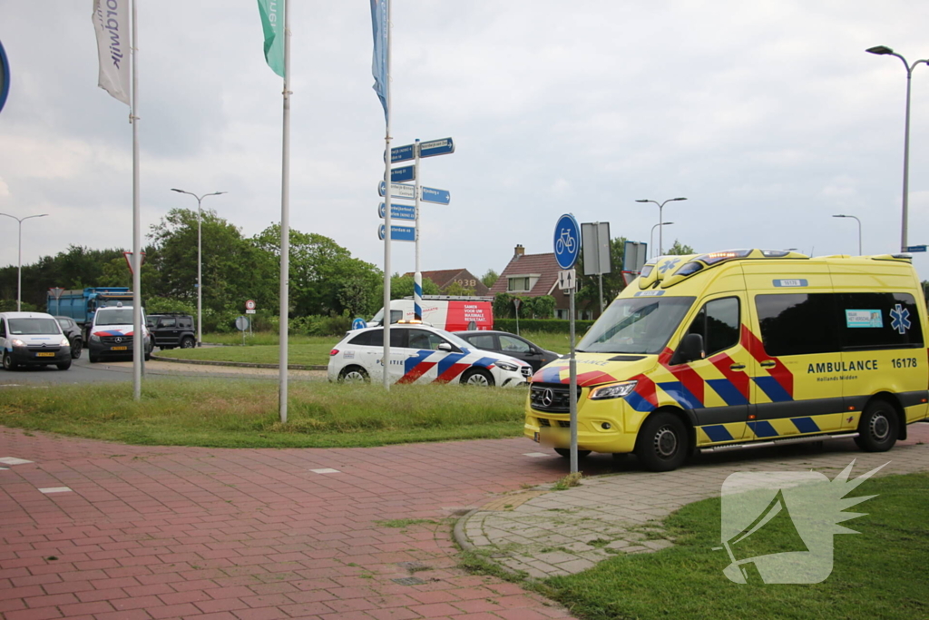 Wederom aanrijding op beruchte rotonde