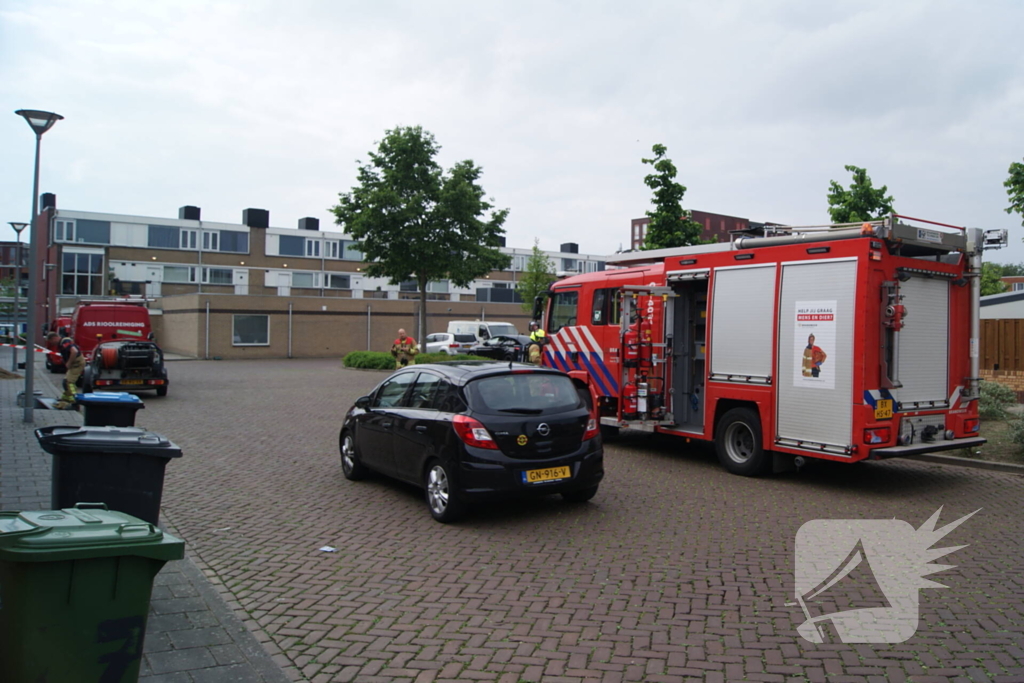 Brandweer doet onderzoek naar gaslucht