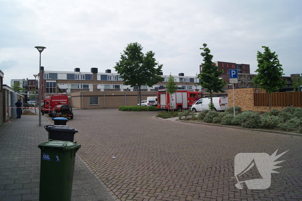 Brandweer doet onderzoek naar gaslucht