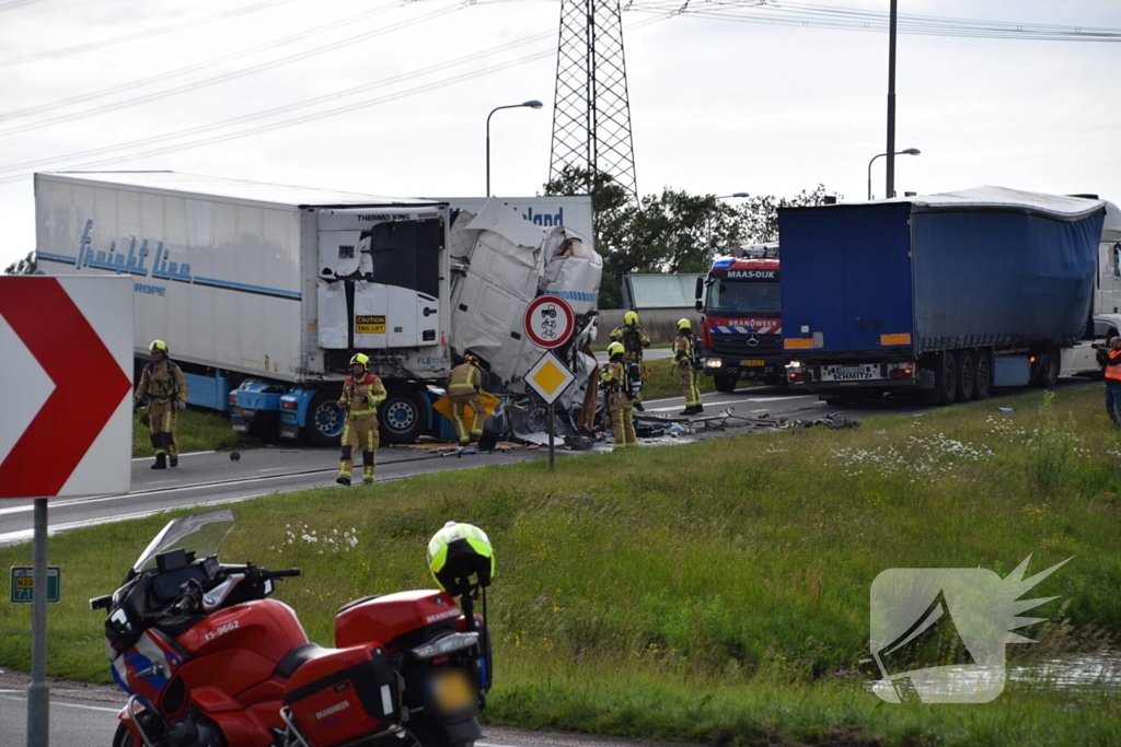 Zeer ernstig ongeval met vrachtwagen