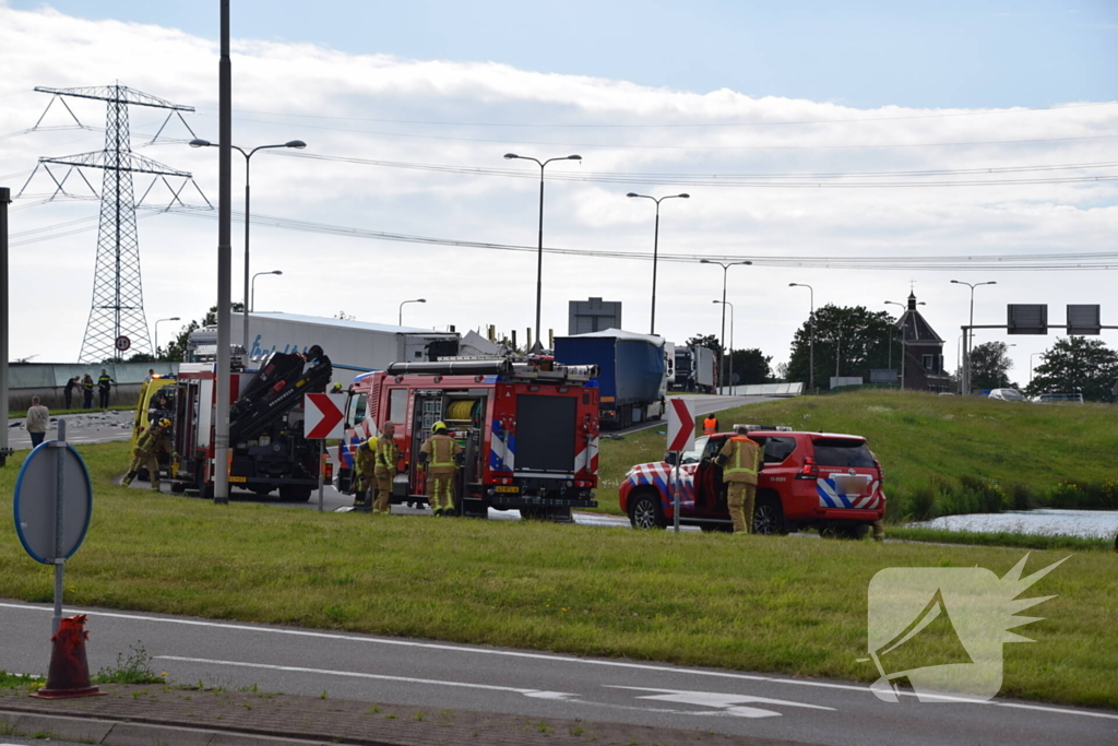 Zeer ernstig ongeval met vrachtwagen