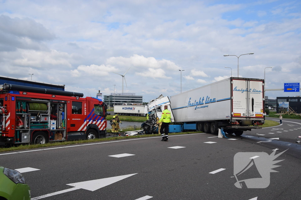 Zeer ernstig ongeval met vrachtwagen