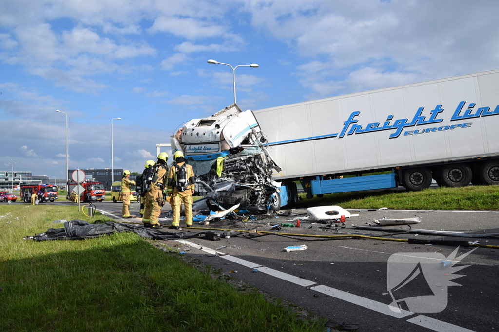 Zeer ernstig ongeval met vrachtwagen