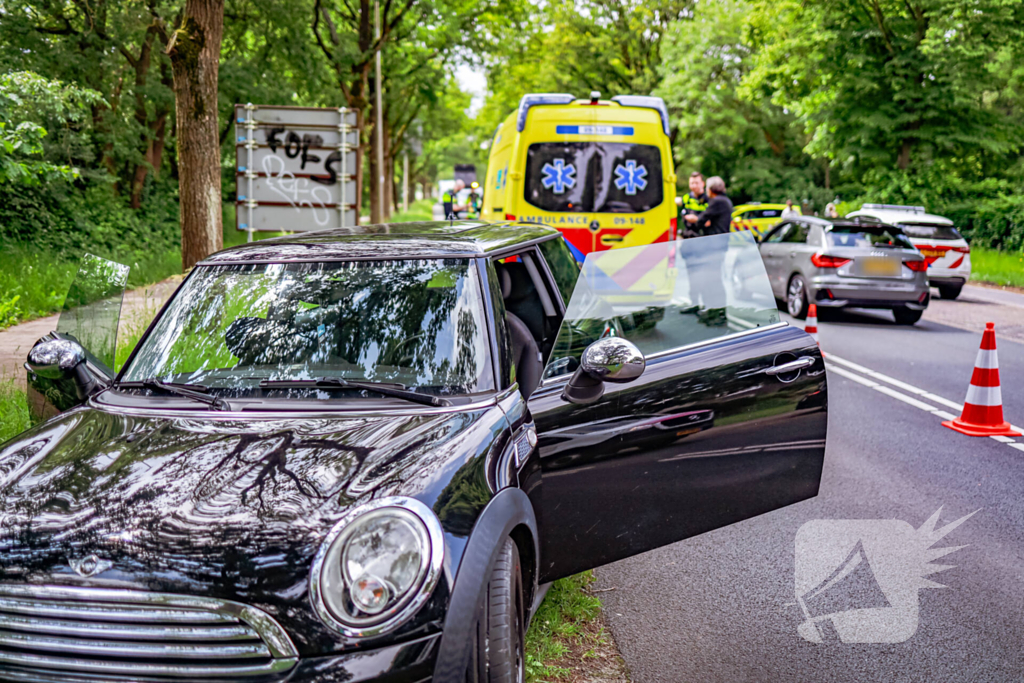 Motorrijder in botsing met auto