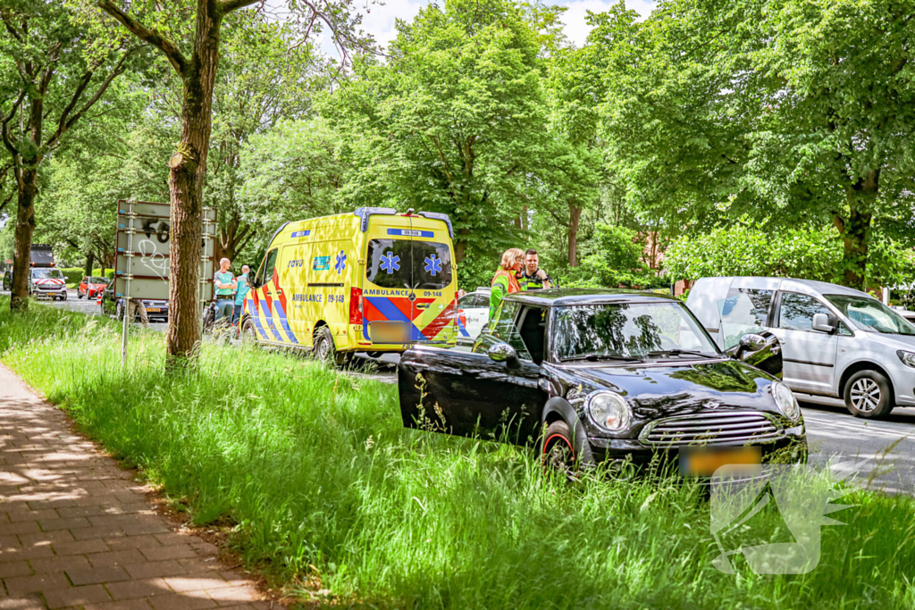 Motorrijder in botsing met auto