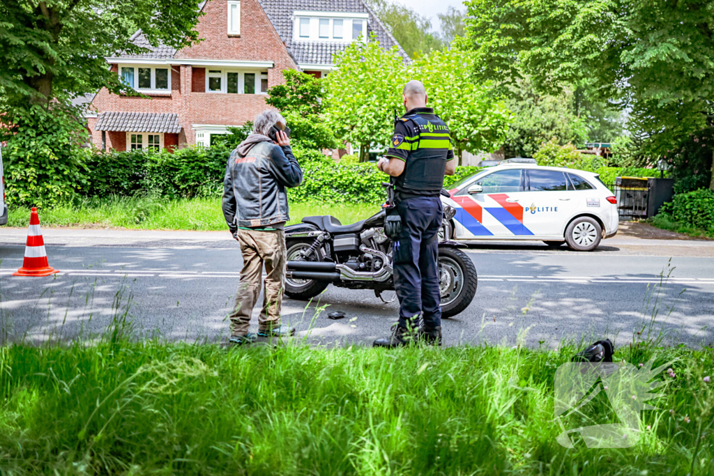 Motorrijder in botsing met auto