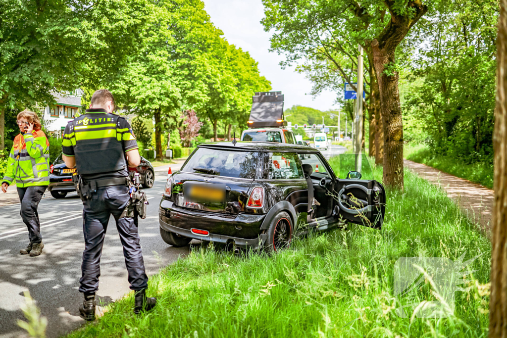 Motorrijder in botsing met auto