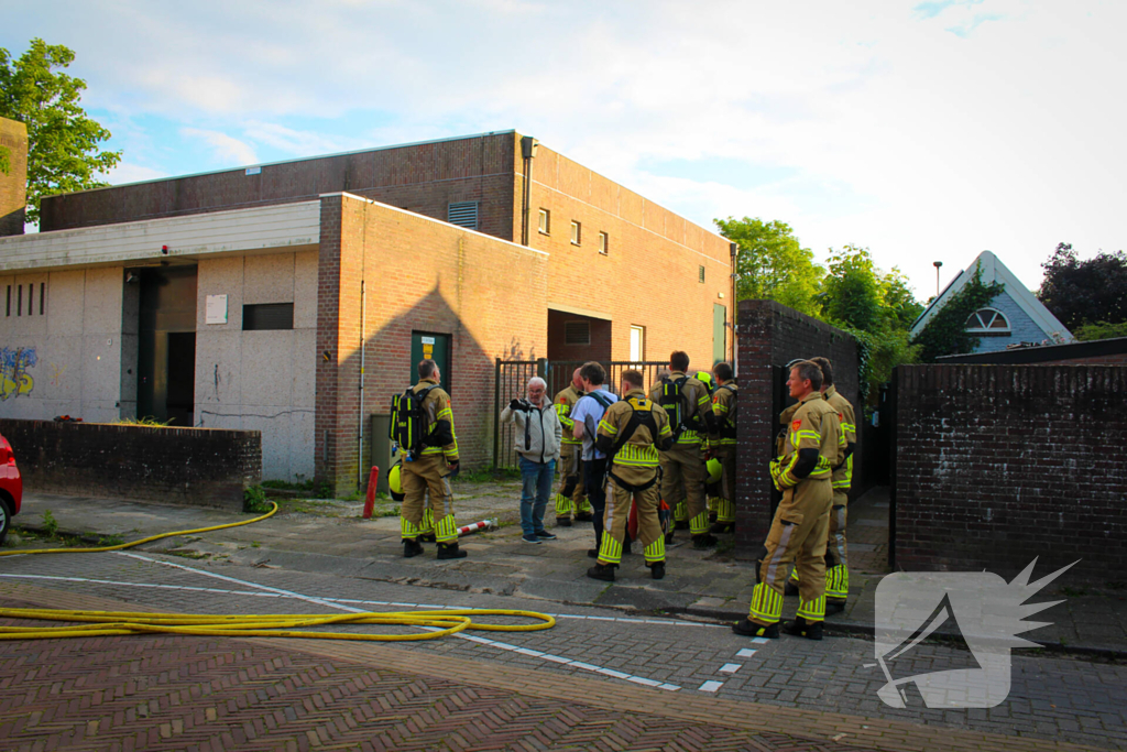 Brand in telefooncentrale snel onder controle