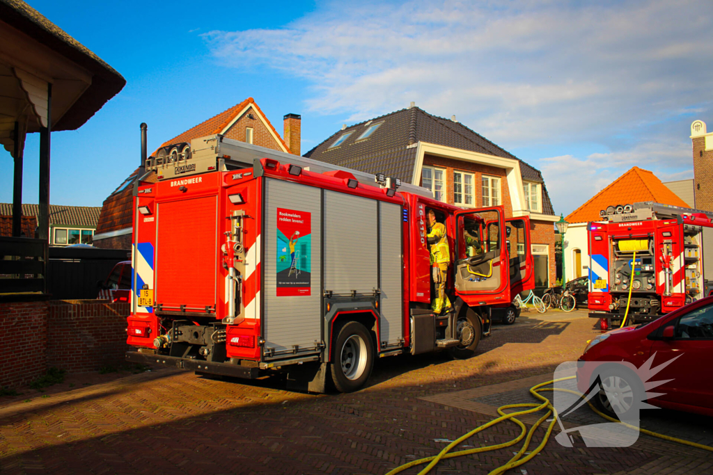 Brand in telefooncentrale snel onder controle