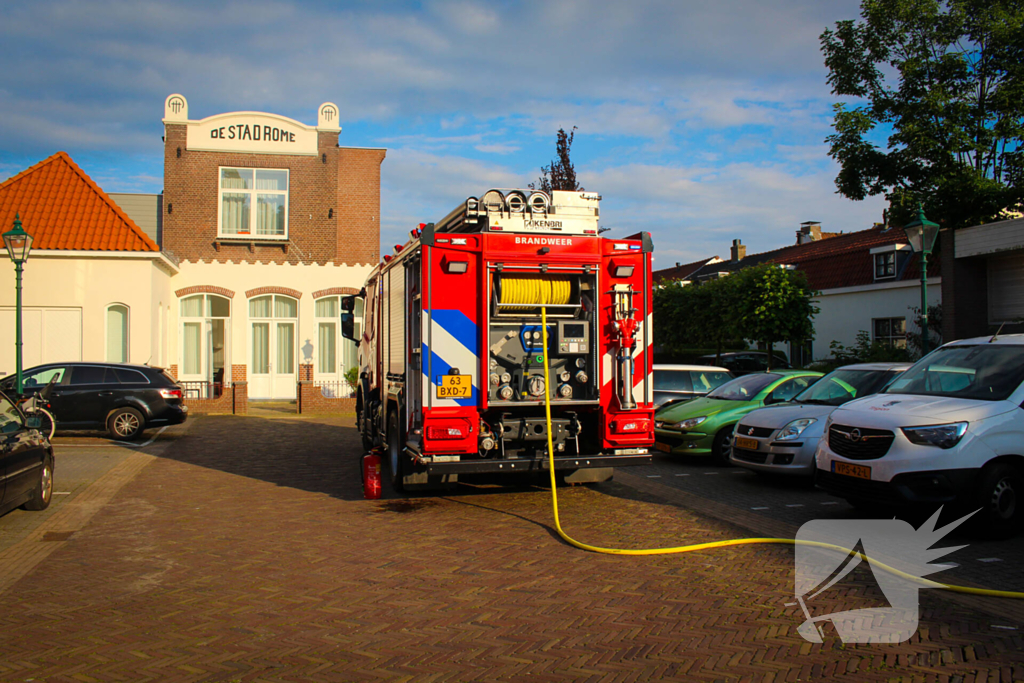 Brand in telefooncentrale snel onder controle