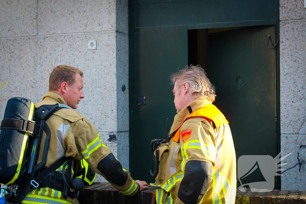 Brand in telefooncentrale snel onder controle