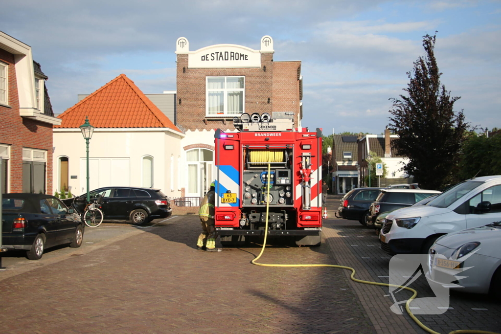 Brand in telefooncentrale snel onder controle