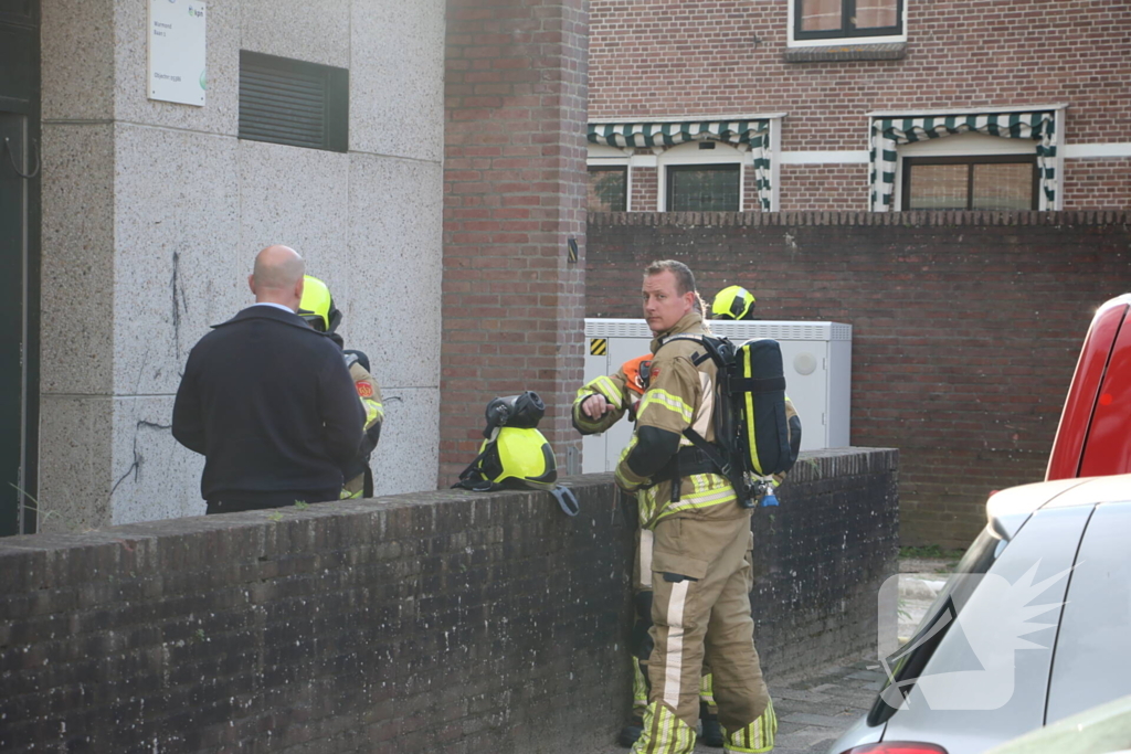 Brand in telefooncentrale snel onder controle