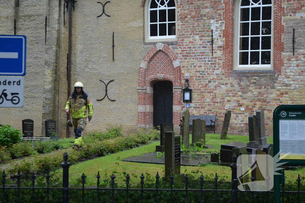 Brandweer ingezet voor brandmelding bij kerk