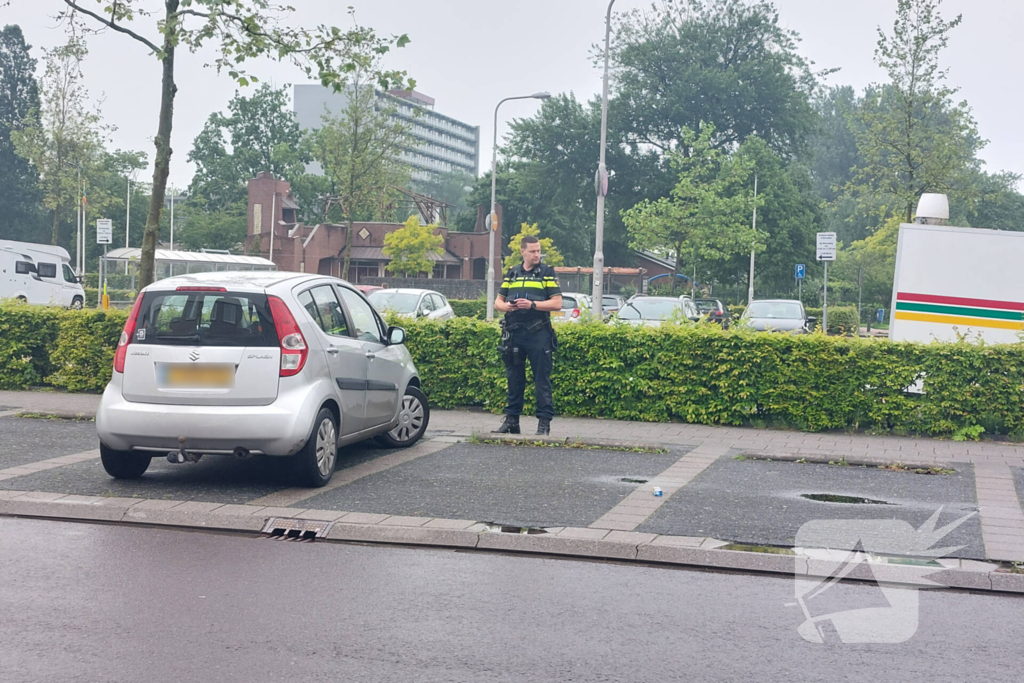 Fietser gewond bij botsing met auto