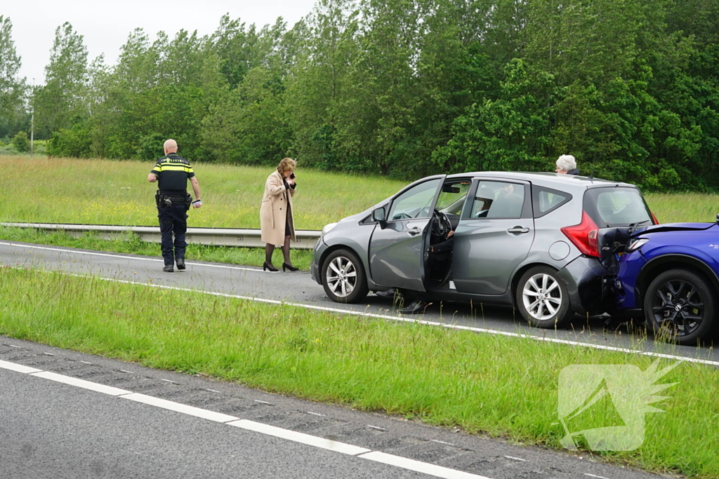 Meerdere voertuigen betrokken bij ongeval