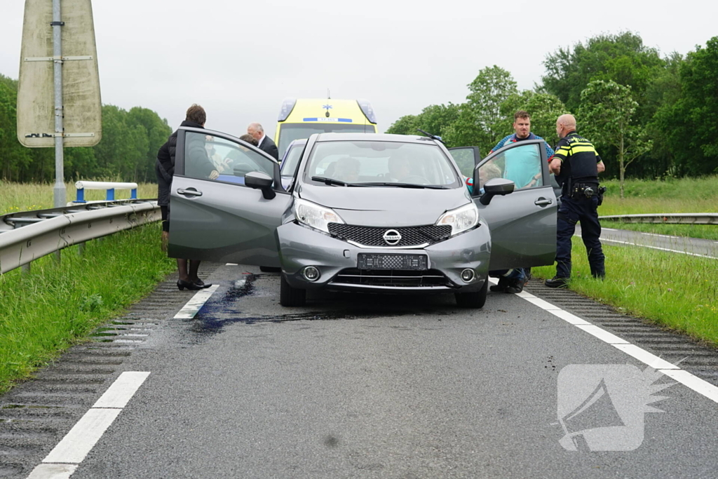 Meerdere voertuigen betrokken bij ongeval