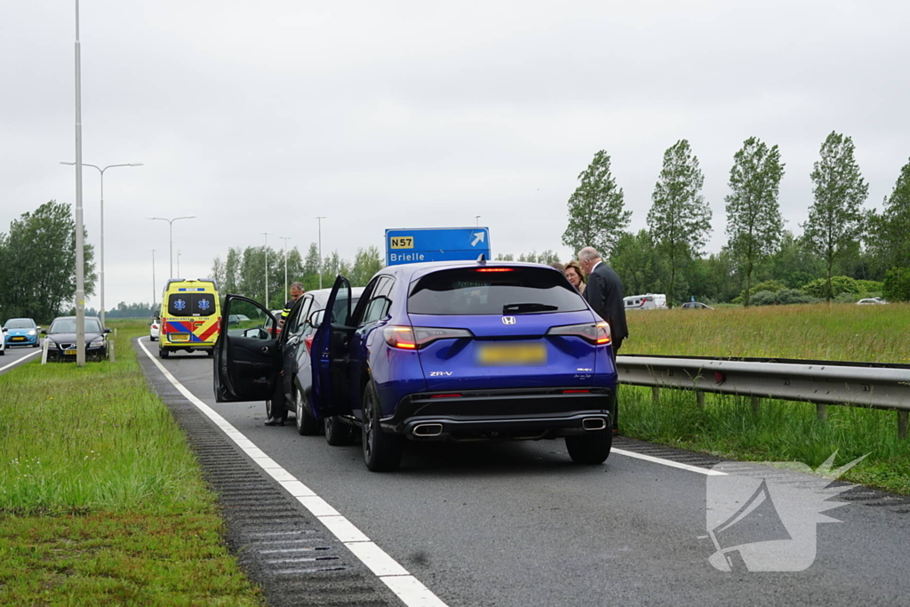 Meerdere voertuigen betrokken bij ongeval