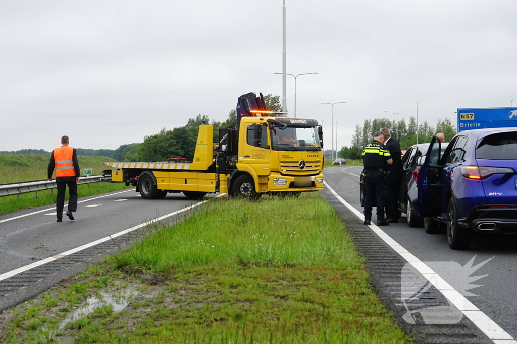 Meerdere voertuigen betrokken bij ongeval