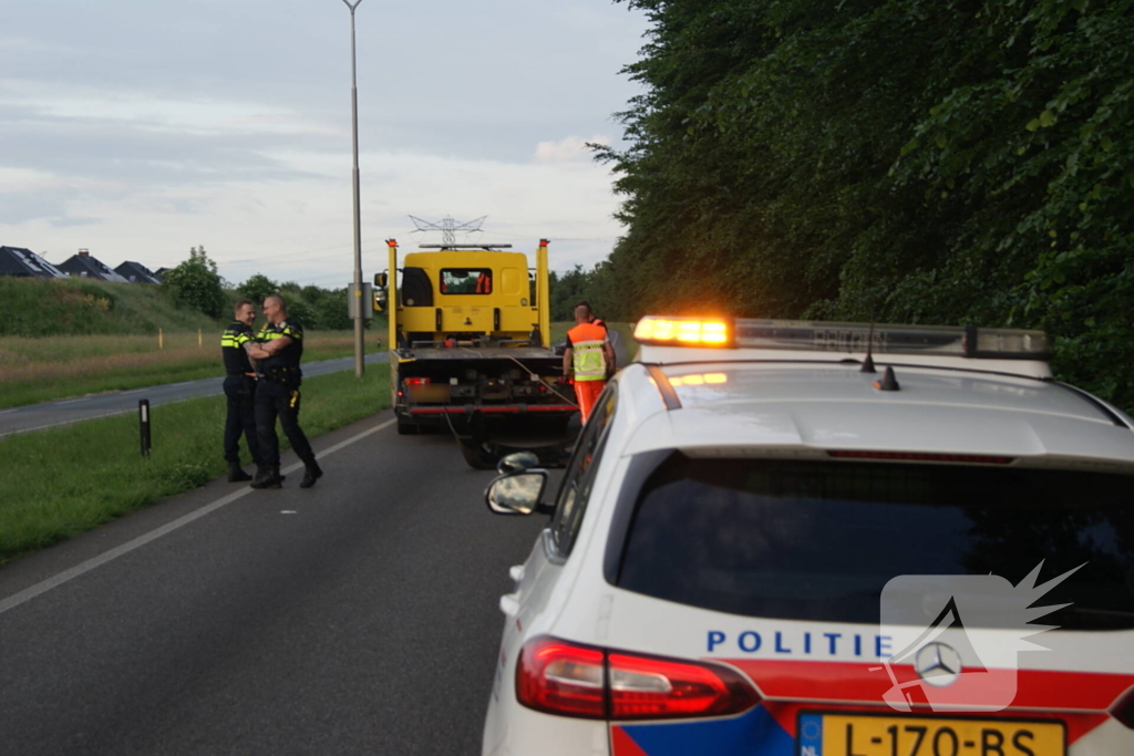 Bestuurder gewond na crash