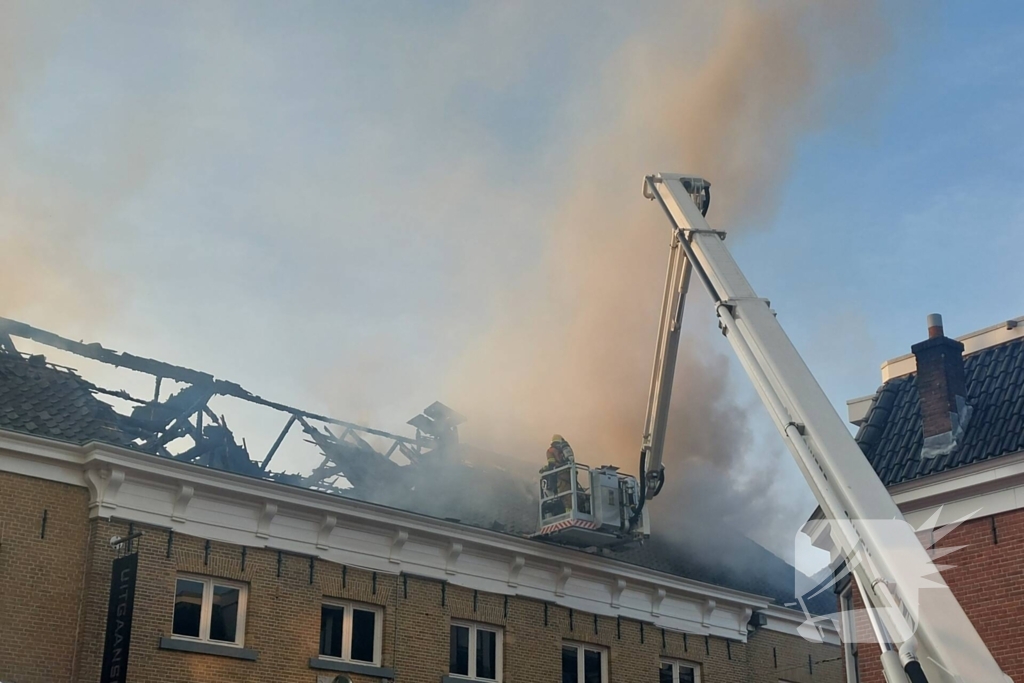 Grote brand in uitgaansgelegenheid